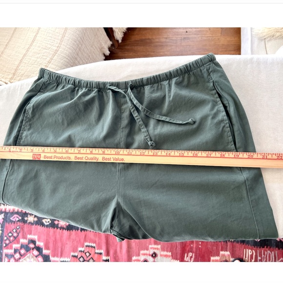 SKU SAVE KHAKI UNITED Haven Cotton Poplin Drawstring Pant in Basil - S - Picture 9 of 11